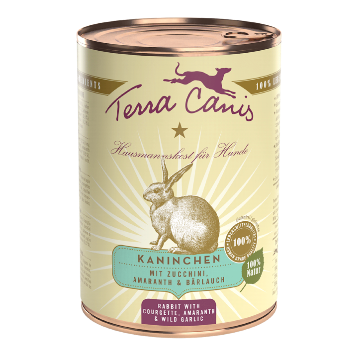 Terra Canis Hunde-Nassfutter Classic Kaninchen mit Zucchini
